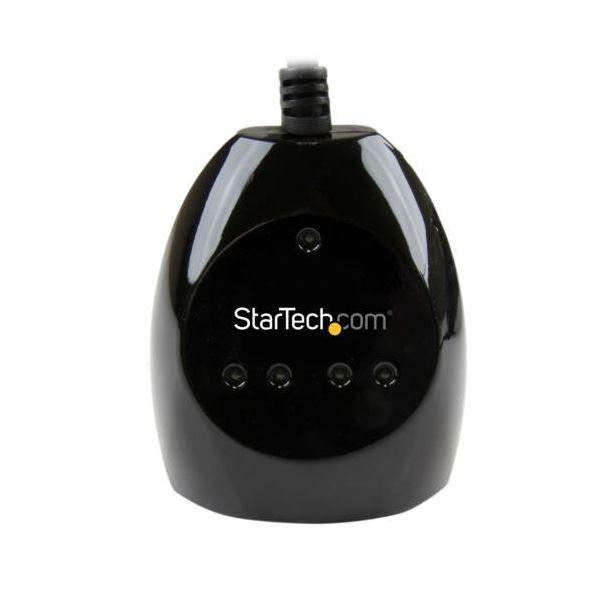 StarTech.com 4ポートハブ付 USB2.0アクティブ延長ケーブル 15m ブラック USB2EXT4P15M1本 【北海道・沖縄・離島配送不可】_1
