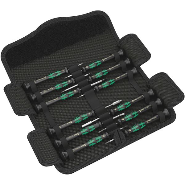 WERA ヴェラ 12本組 精密ドライバーセット 収納ポーチ付 073677 工具 ツール DIY 作業工具 道具 【北海道・沖縄・離島配送不可】 13,020円