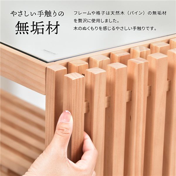 デスク〔ブラウン〕 組立品 【北海道・沖縄・離島配送不可】_4