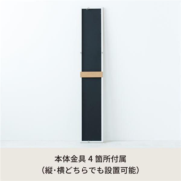 〔4個セット〕ウォールミラー120(ナチュラル) 木目 北欧風 鏡 姿見 高級感 木製 ドレッサー 玄関 トイレ 全身 洗面 壁掛け モダン 韓国インテリア 業務用 NK-222 【北海道・沖縄・離島配送不可】_3