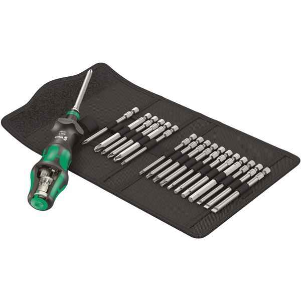 WERA ヴェラ 19点組 差込6.35mm ターボギア ドライバーセット 057482 工具 ツール DIY 作業工具 道具 【北海道・沖縄・離島配送不可】