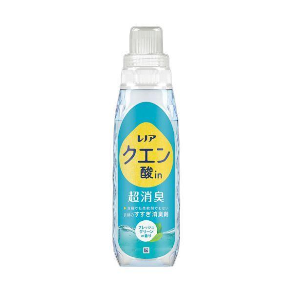 （まとめ） P＆Gレノア クエン酸in超消臭 フレッシュグリーンの香り 本体 430mL 1本 〔×5セット〕の通販は