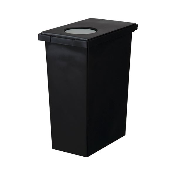 （まとめ） 新輝合成 ユニードロック＆プッシュ 45L ブラック DS-988-145-7 1台 〔×5セット〕 【北海道・沖縄・離島配送不可】