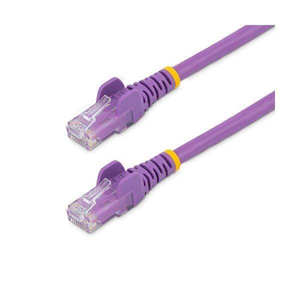 （まとめ） StarTech.com カテゴリ6 LANケーブル RJ45モールドコネクタ 5m パープル N6PATC5MPL 1本 〔×3セット〕の通販は 7,978円
