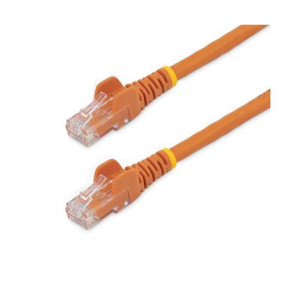 （まとめ） StarTech.com カテゴリ6 LANケーブル RJ45モールドコネクタ 5m オレンジ N6PATC5MOR 1本 〔×3セット〕の通販は
