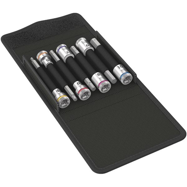 WERA ヴェラ 7個入 差込角3/8DR Hex-Plus ビットソケット セット 003180 工具 ツール DIY 作業工具 道具 【北海道・沖縄・離島配送不可】