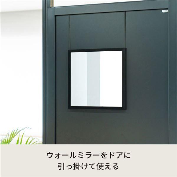 〔10個セット〕ドア掛けフック(ブラック/黒) アイアン DIY 省スペース ドアミラ ミラーフック 賃貸 ドアフック 業務用 NK-009 (ミラー別売り) 【北海道・沖縄・離島配送不可】_3
