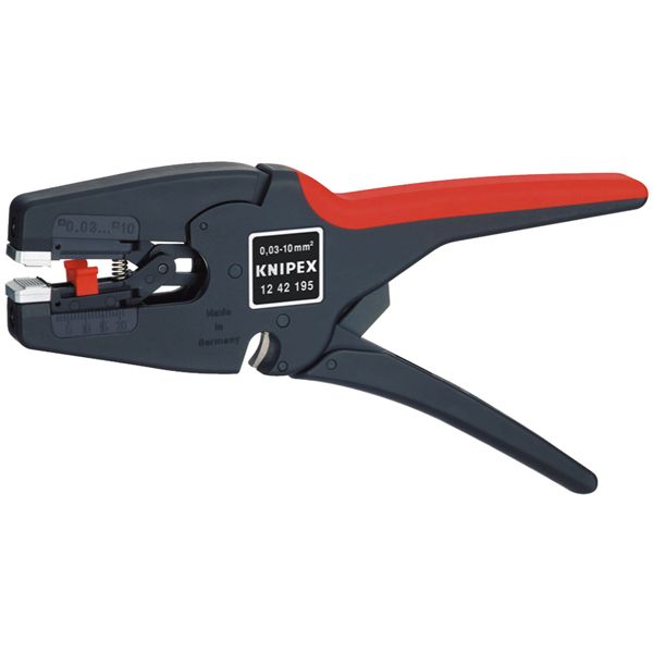 KNIPEX クニペックス ワイヤーストリッパー マルチストリップ10 全長195mm 1242-195 【北海道・沖縄・離島配送不可】
