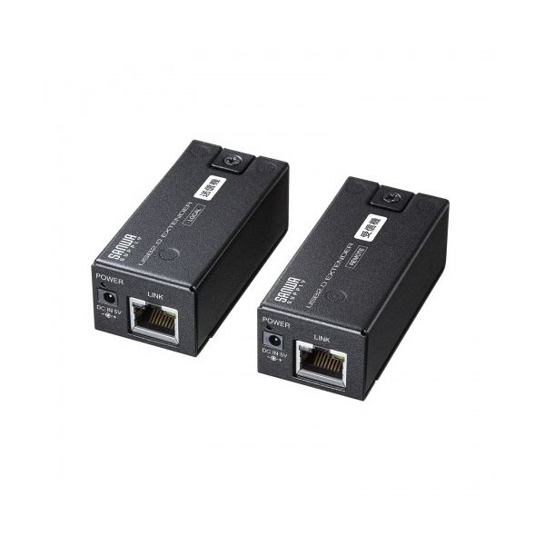 サンワサプライ USB2.0エクステンダー（150m延長・1ポート）送受信機セット USB-EXSET5 1台 【北海道・沖縄・離島配送不可】