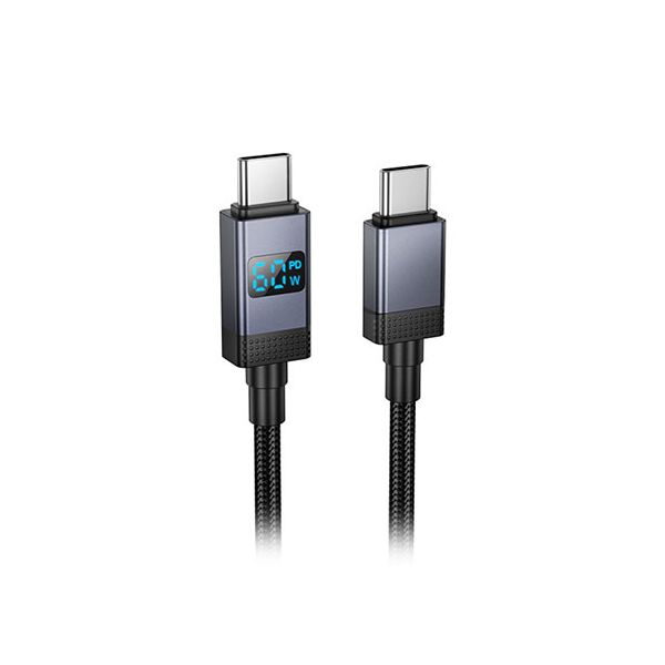 〔5本セット〕 hoco. X118 PD60W デジタルディスプレイケーブル リアルタイム電力表示できる USB2.0対応 X118-CC-BKX5 【北海道・沖縄・離島配送不可】