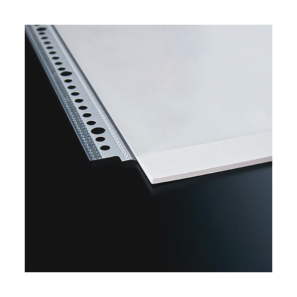 （まとめ） TANOSEE書類がたくさん入るクリアファイル用リフィル A4タテ 2・4・30穴 0.08mm 1パック（100枚） 〔×10セット〕 【北海道・沖縄・離島配送不可】_2