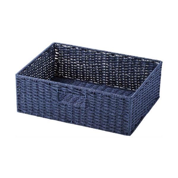 〔5セット〕 ちどり産業 ペーパーバスケット浅型ハーフタイプ ネイビー CH-404NVX5の通販は 7,970円