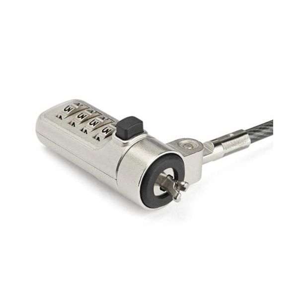 StarTech.com ノートパソコン盗難防止セキュリティワイヤーロック 2m Nobel Wedgeスロット対応 ダイヤル錠LTLOCKNBL 1個 【北海道・沖縄・離島配送不可】_2