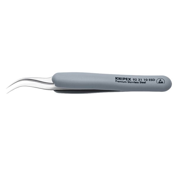KNIPEX クニペックス ラバーグリップ付ピンセット サイズ122×10×11mm 9231-10ESD 【北海道・沖縄・離島配送不可】