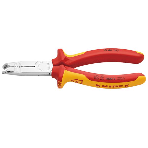 KNIPEX クニペックス 1000V絶縁マルチストリッピングプライヤー 全長165mm 1346-165 工具 ツール DIY 作業工具 【北海道・沖縄・離島配送不可】