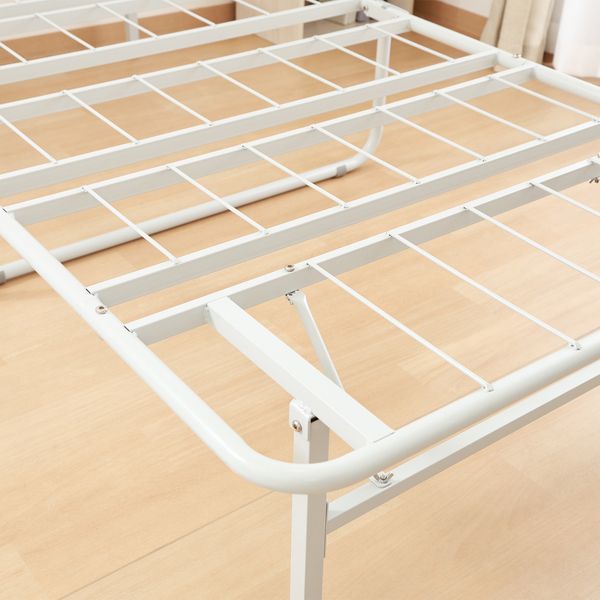 工具不要折りたたみパイプベッド GY グレー 組立品 【北海道・沖縄・離島配送不可】_5