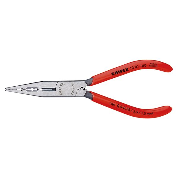 KNIPEX クニペックス 電気技師用ペンチ 全長160mm プラスチックコーティング パック入 1301-160 【北海道・沖縄・離島配送不可】 7,562円