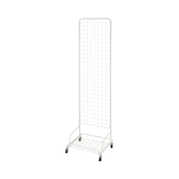 店研創意 ストア・エキスプレススキマ型ワゴン 白 W445×H1595mm 1台の通販は 14,499円