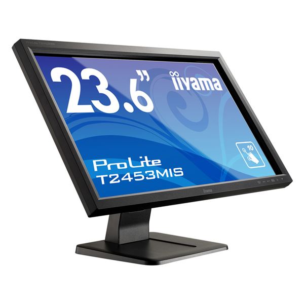 iiyama タッチパネル液晶ディスプレイ 23.6型 / 1920x1080 /D-sub、HDMI、DisplayPort / ブラック / スピーカー:あり / フルHD / VA / 赤外線方式 T2453MIS-B1 【北海道・沖縄・離島配送不可】