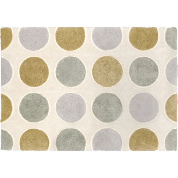 カーペット/ラグマット 約140×200cm グリーン ホットカーペット対応 『サボン』 プレーベルの通販は