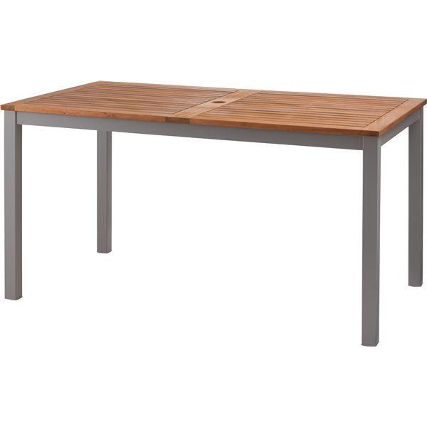 ダイニングテーブル 約幅140cm グレー 組立式の通販は 51,937円