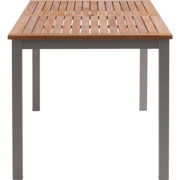 ダイニングテーブル 約幅140cm グレー 組立式の通販は