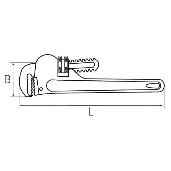 KTC 京都機械工具 パイプレンチ 450mm PWA-450 レンチ 工具 ツール DIY 作業工具 【北海道・沖縄・離島配送不可】_1