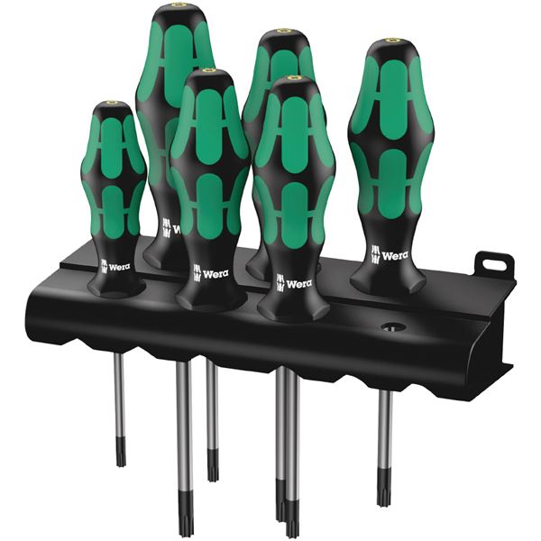 WERA ヴェラ 6本組 いじり止め トルクスドライバー セット T10-T40 138250 工具 ツール DIY 作業工具 道具 【北海道・沖縄・離島配送不可】