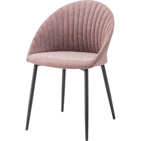 〔2脚セット〕チェア 約幅54cm コーラル 組立式の通販は 15,522円