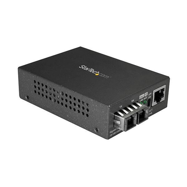 StarTech.com Gigabit対応 光メディアコンバータ MCMGBSCMM055 1台 【北海道・沖縄・離島配送不可】