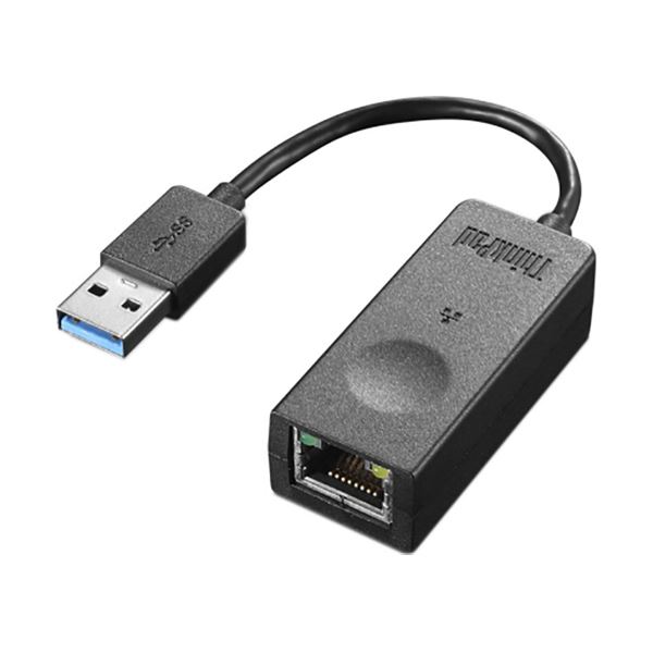 (まとめ）レノボ ThinkPadUSB3.0-イーサネットアダプター 4X90S91830 1個〔×3セット〕 【北海道・沖縄・離島配送不可】
