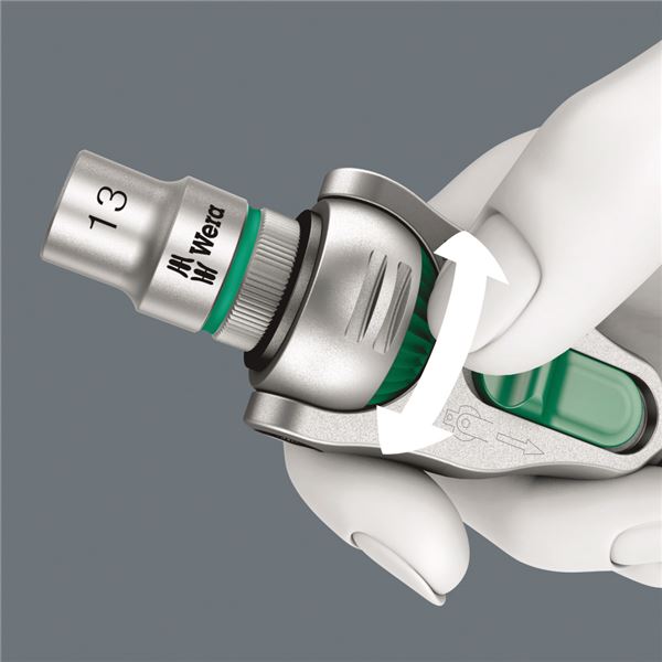 WERA ヴェラ 差込角3/8DR ロッキング付きラチェットハンドル 全長199mm 003550 工具 ツール DIY 作業工具 道具 【北海道・沖縄・離島配送不可】_5