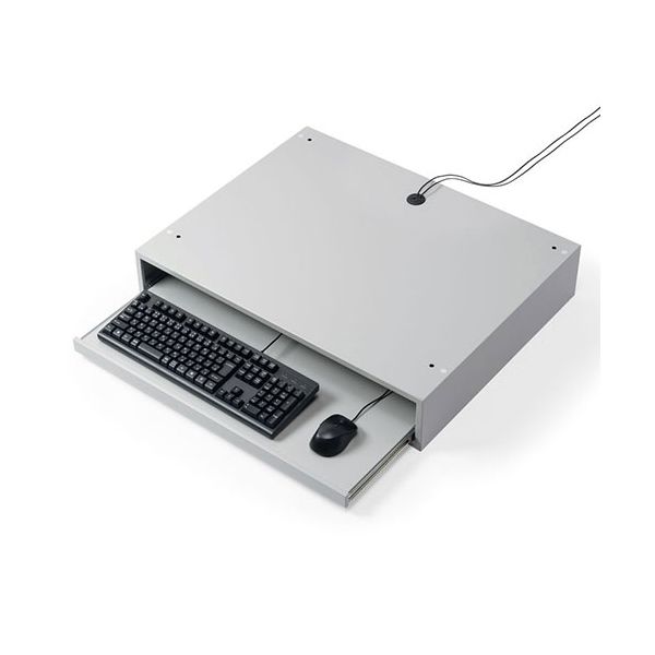 サンワサプライ キーボード収納台 W700 グレー（MR-FA70・MR-FAK70・MR-FAP70用） MR-FA70KBS 【北海道・沖縄・離島配送不可】_3