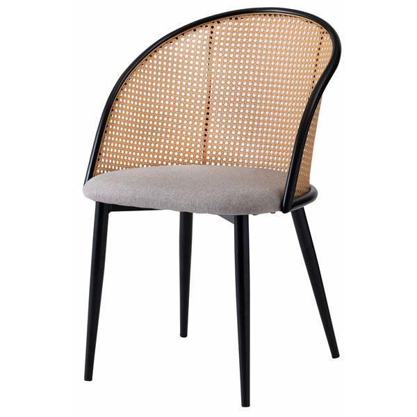 〔2脚セット〕チェア 約幅51cm ベージュ 組立式 【北海道・沖縄・離島配送不可】