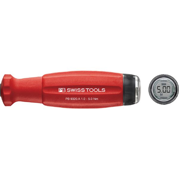 PB SWISS TOOLS ピービースイスツールズ デジタルトルクハンドルV02 トルク調整範囲（Nm）1.0-5.0 9320.A1.0-5.0JCBB 【北海道・沖縄・離島配送不可】