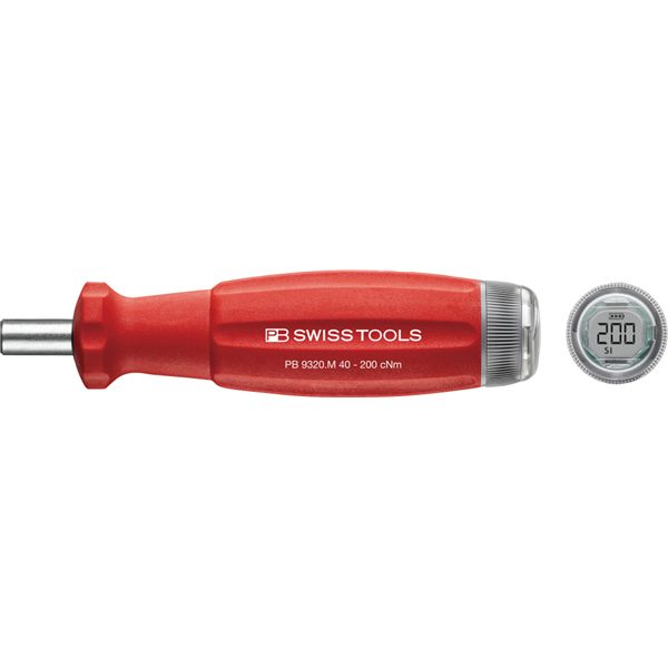PB SWISS TOOLS ピービースイスツールズ デジタルトルクハンドルV02 トルク調整範囲（Nm）0.4-2.0 9320.M0.4-2.0JCBB 【北海道・沖縄・離島配送不可】