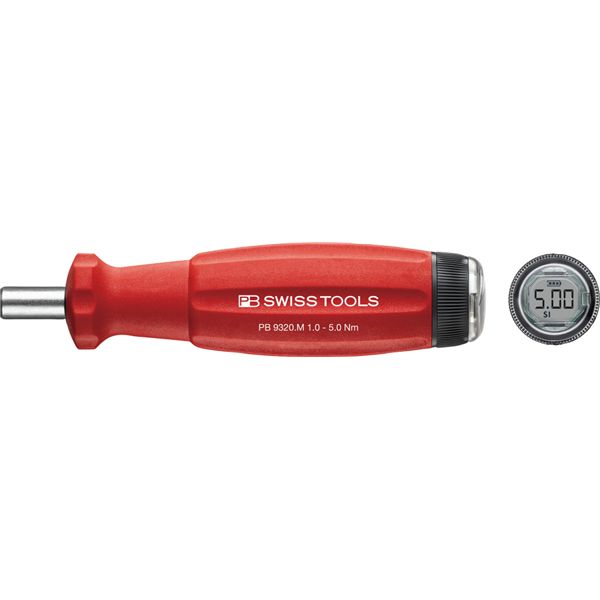 PB SWISS TOOLS ピービースイスツールズ デジタルトルクハンドルV02 トルク調整範囲（Nm）1.0-5.0 9320.M1.0-5.0JCBB 【北海道・沖縄・離島配送不可】