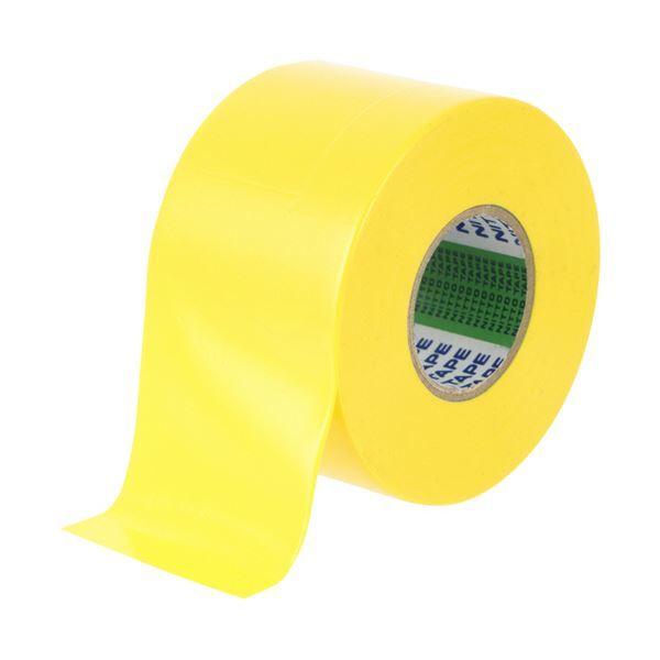 （まとめ） ニトムズビニルテープ No.21 幅広 50mm×20m 黄 J3422 1巻 〔×10セット〕 【北海道・沖縄・離島配送不可】