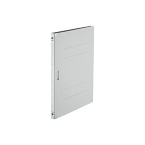 (業務用10セット)フラットファイル/紙バインダー 〔A4/2穴 10冊入り〕 背表紙強化タイプ D128J-GY グレー(灰) ×10セットの通販は