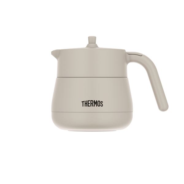 〔2個セット〕 サーモス 真空断熱ティーポット 450ml ライトグレー TTE-450LGY 【北海道・沖縄・離島配送不可】