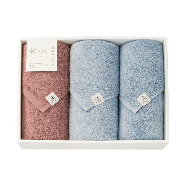 糸屋のタオル ハーフバス・フェイスタオルセット 6068-052の通販は 8,102円