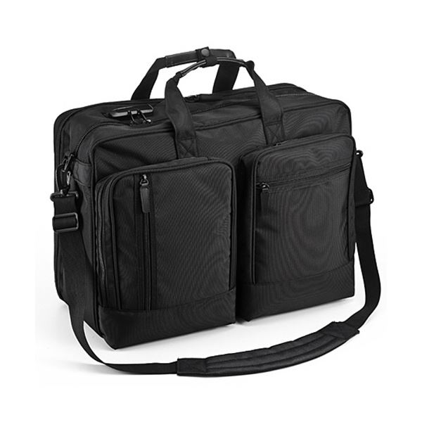 サンワダイレクトガーメント付きビジネスバッグ (大容量・2WAYショルダー・A3収納) 200-BAG090 1個 【北海道・沖縄・離島配送不可】