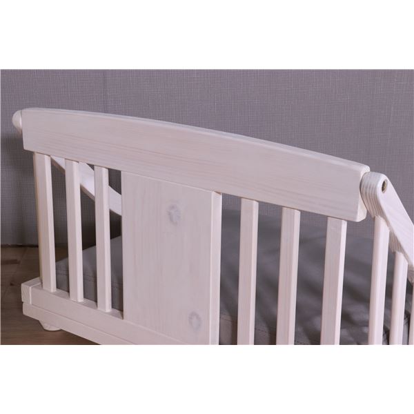 ペットベッド M 約幅67.5cm ホワイト 木製 ペット用品 ペットグッズ 犬用品 猫用品 組立品 【北海道・沖縄・離島配送不可】_1