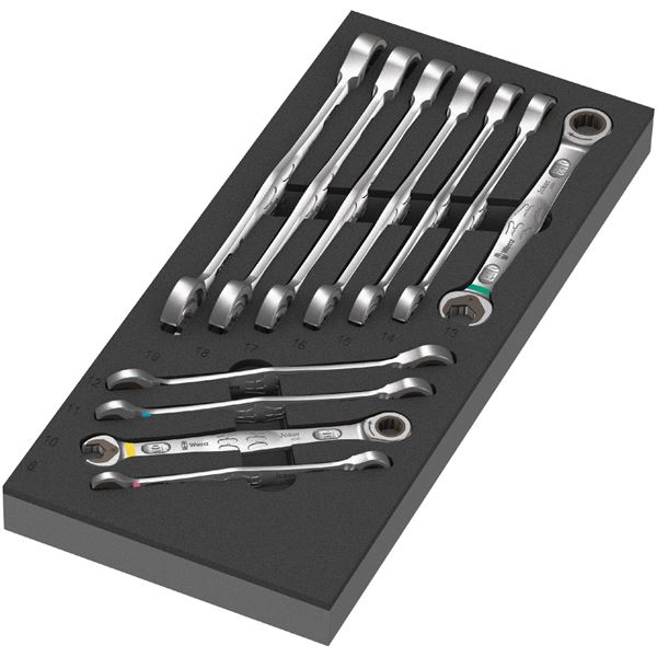 WERA ヴェラ 11本組 JOKER6000 ラチェットコンビネーション レンチセット フォームインサート付 150120 工具 ツール DIY 作業工具 道具 【北海道・沖縄・離島配送不可】