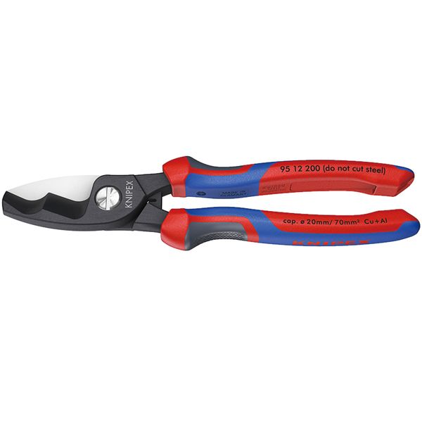 KNIPEX クニペックス ケーブルカッター コンフォート 全長200mm パック入 9512-200SB 【北海道・沖縄・離島配送不可】