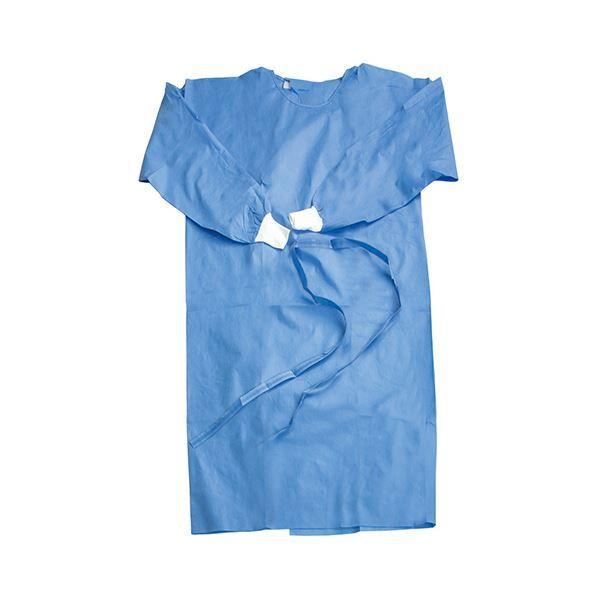 オオサキメディカルオオサキ アイソレーションガウンSMSII ニット袖 ブルー 51042 1パック（10枚）の通販は 4,713円