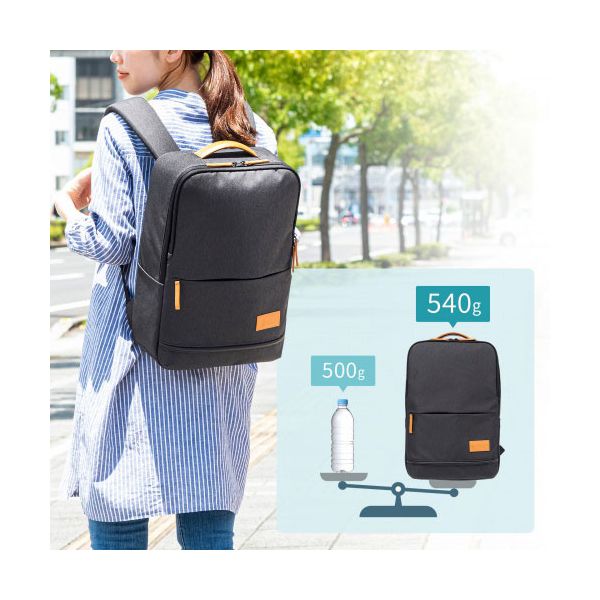 サンワサプライ カジュアルPCバックパック ダークグレー BAG-BP17DGY 【北海道・沖縄・離島配送不可】_2