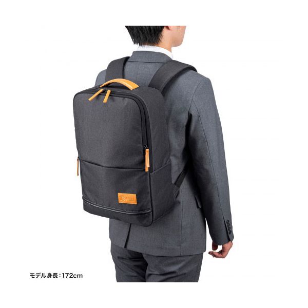 サンワサプライ カジュアルPCバックパック ダークグレー BAG-BP17DGY 【北海道・沖縄・離島配送不可】_5