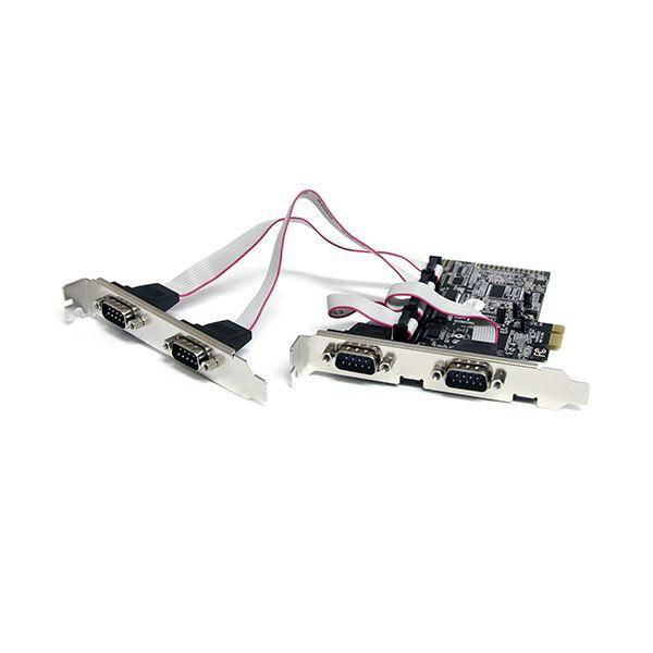 StarTech.com 16550 UART対応4ポートRS232C PCIeカード PEX4S553 1個の通販は