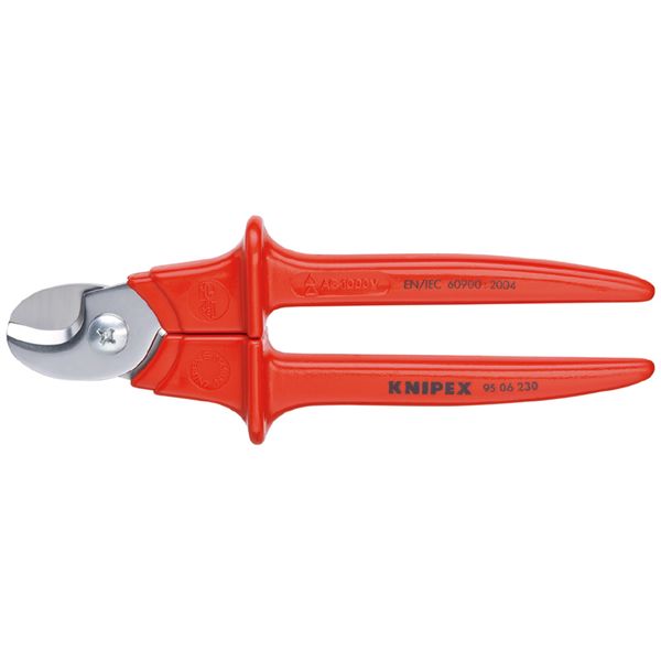 KNIPEX クニペックス 1000V絶縁ケーブルカッター 全長230mm 9506-230 【北海道・沖縄・離島配送不可】